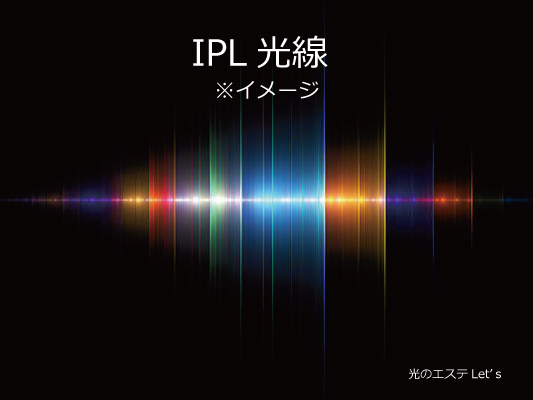 IPL光線のイメージ