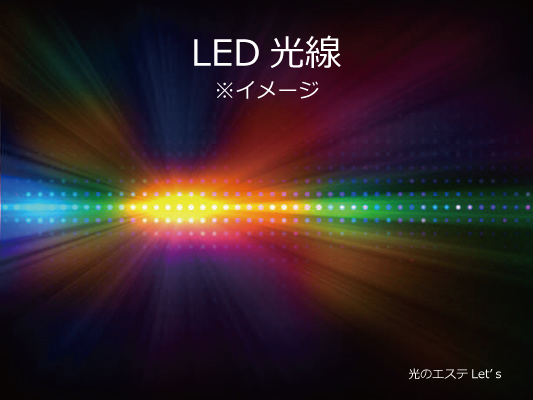 LED光線のイメージ