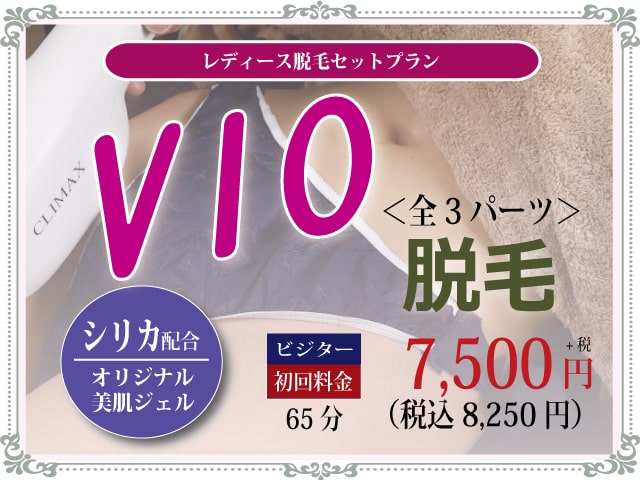 レディース脱毛プラン・VIO